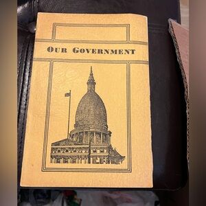 Vintage 1958 'Our Government' Booklet